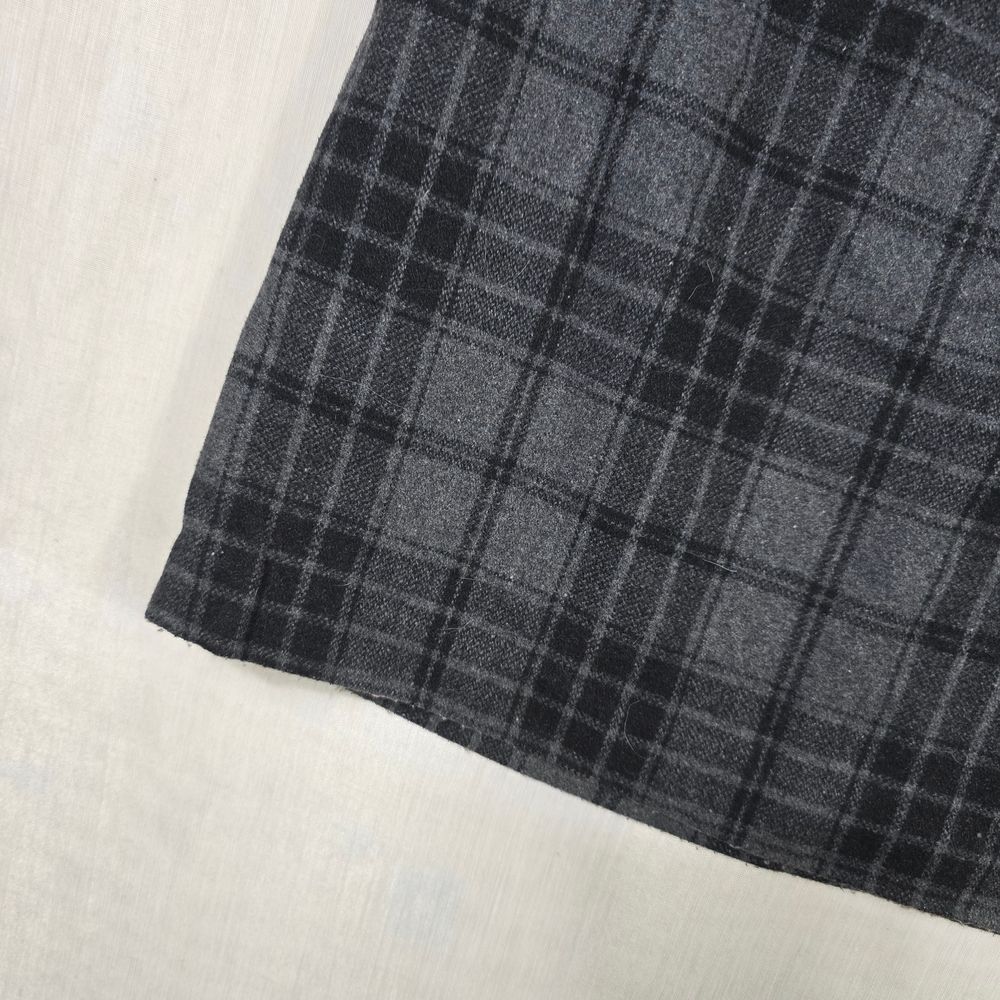 Willi Smith Plaid Mini Skirt in Black and Gray - Picture 4 of 7